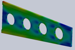 Wytrzymałość materiałów – #2 – Symulacja w CAD